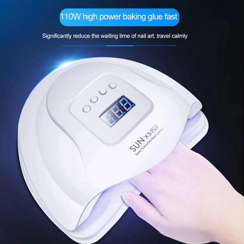 110w Portable Mini Smart UV Led Nail Lamp